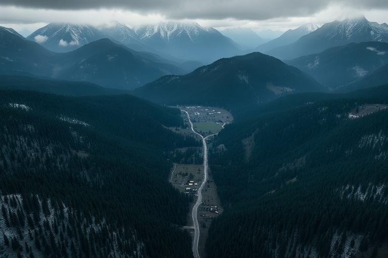 Vue de la carte Bitterroot de DayZ