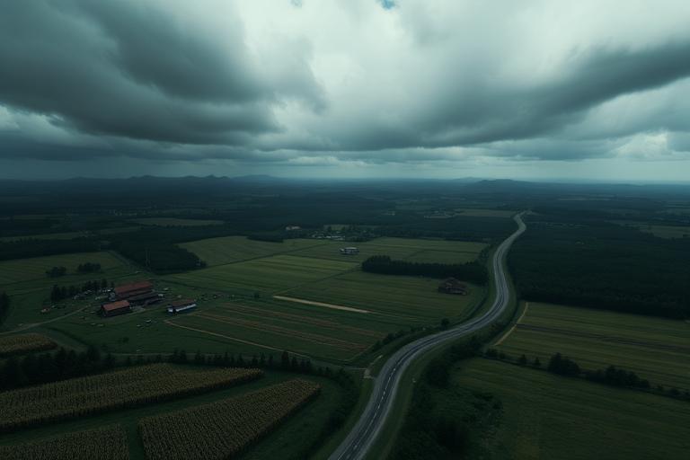 Vue de la carte Green County de DayZ