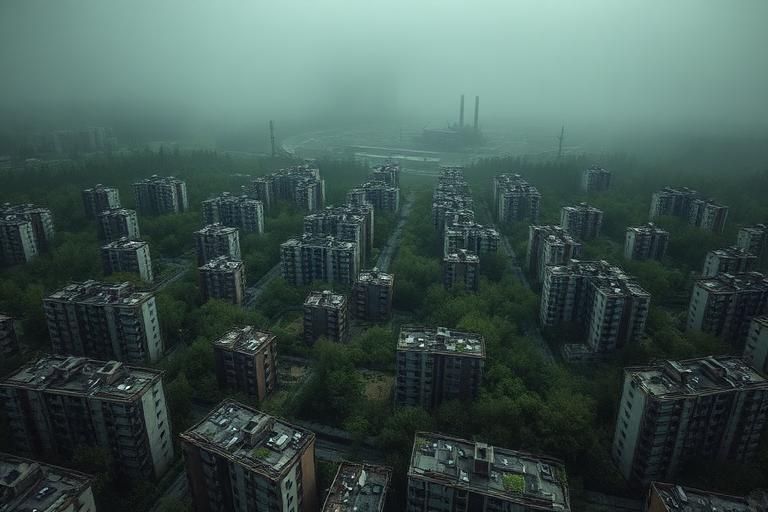Vue de la carte Pripyat de DayZ